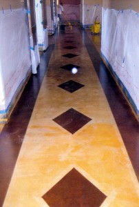 Decorative Stained Residential Concrete