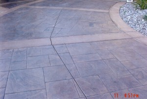 Decorative Stained Residential Concrete